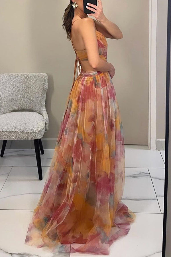 Women Floral Maxi Dress | Leni