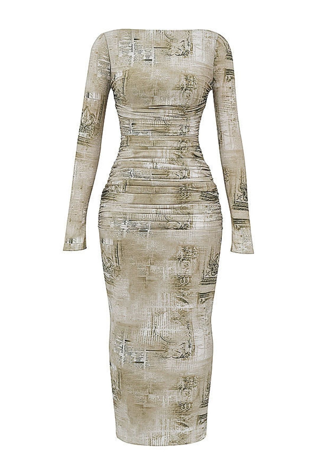 Women Modern Abstract Maxi Dress | Zendra
