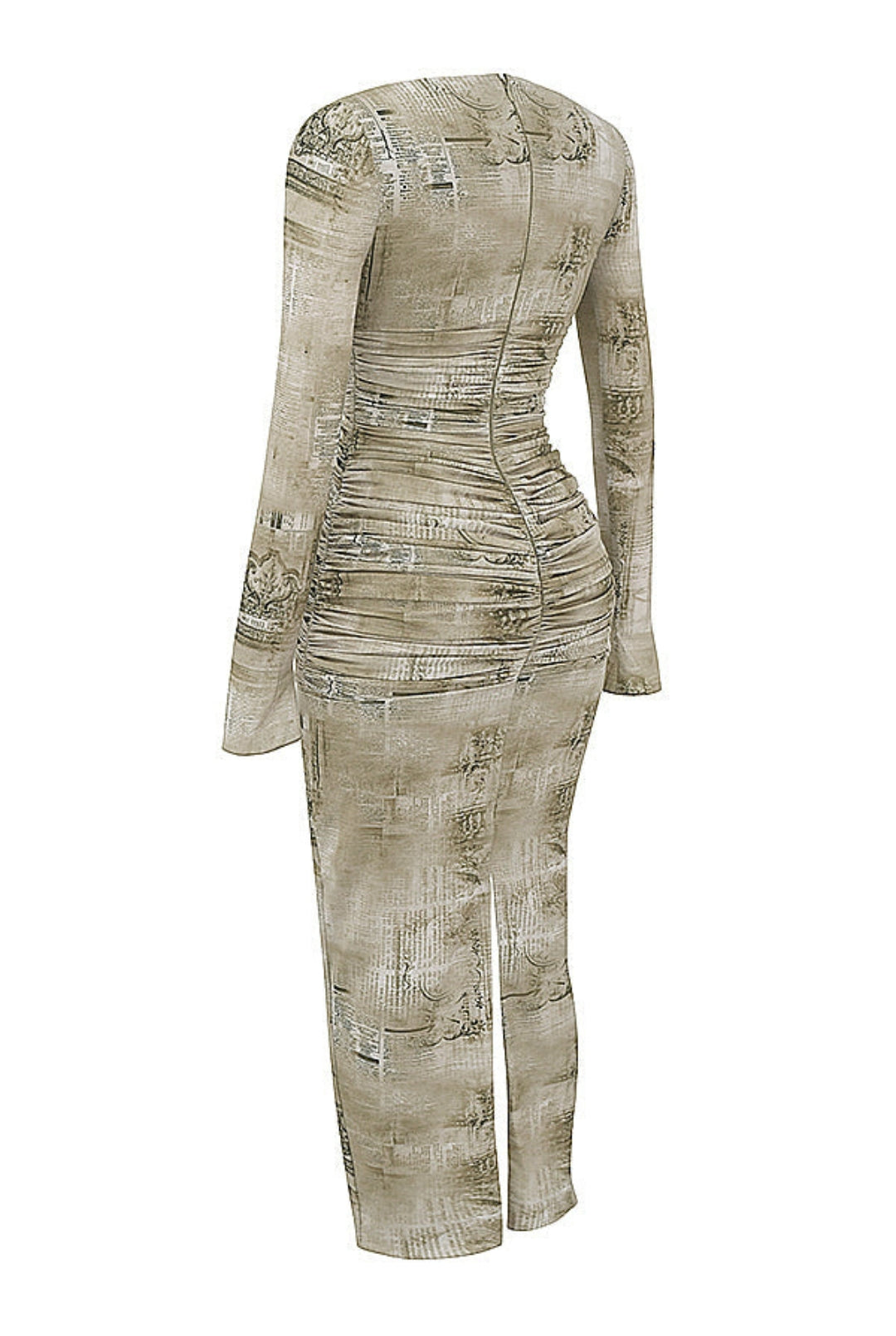 Women Modern Abstract Maxi Dress | Zendra