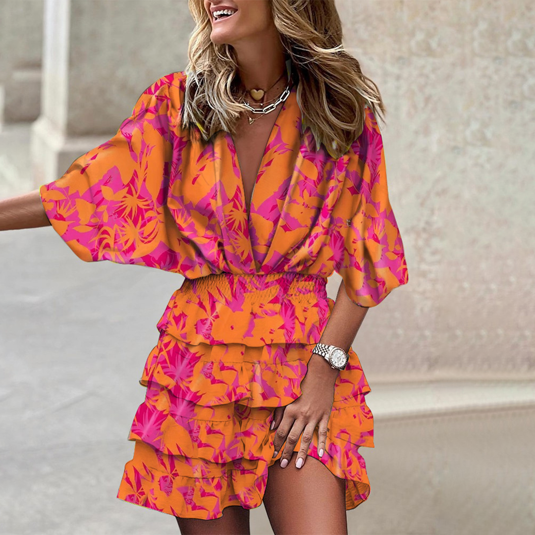 Women Floral Print Kimono Dress | Nyssa