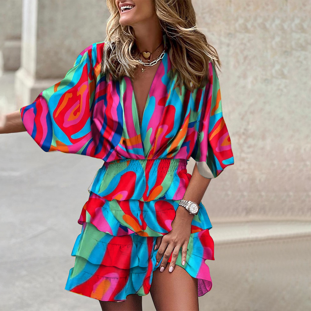 Women Floral Print Kimono Dress | Nyssa