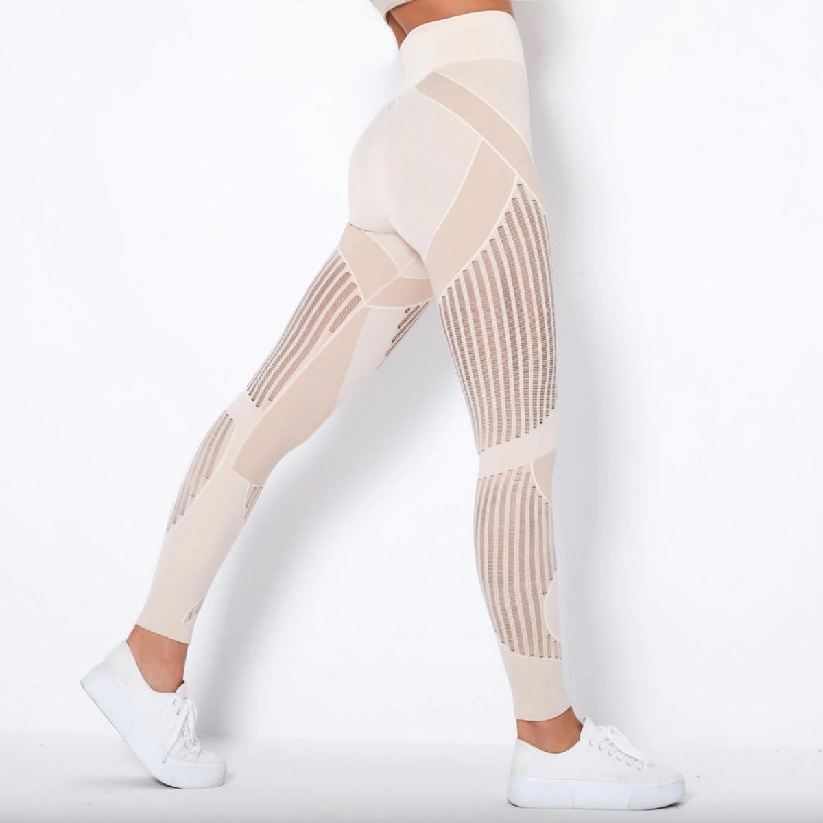 Women Mesh Seamless Leggings | Giulia