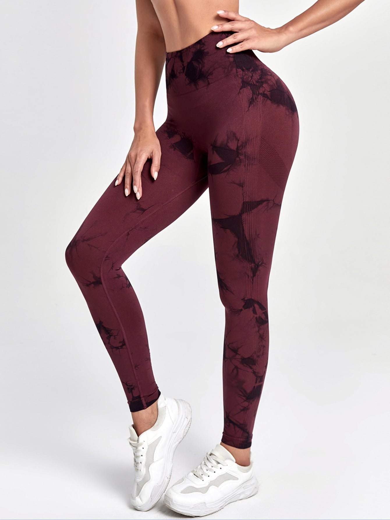 Women Tie-Dye Seamless Leggings | Mirella