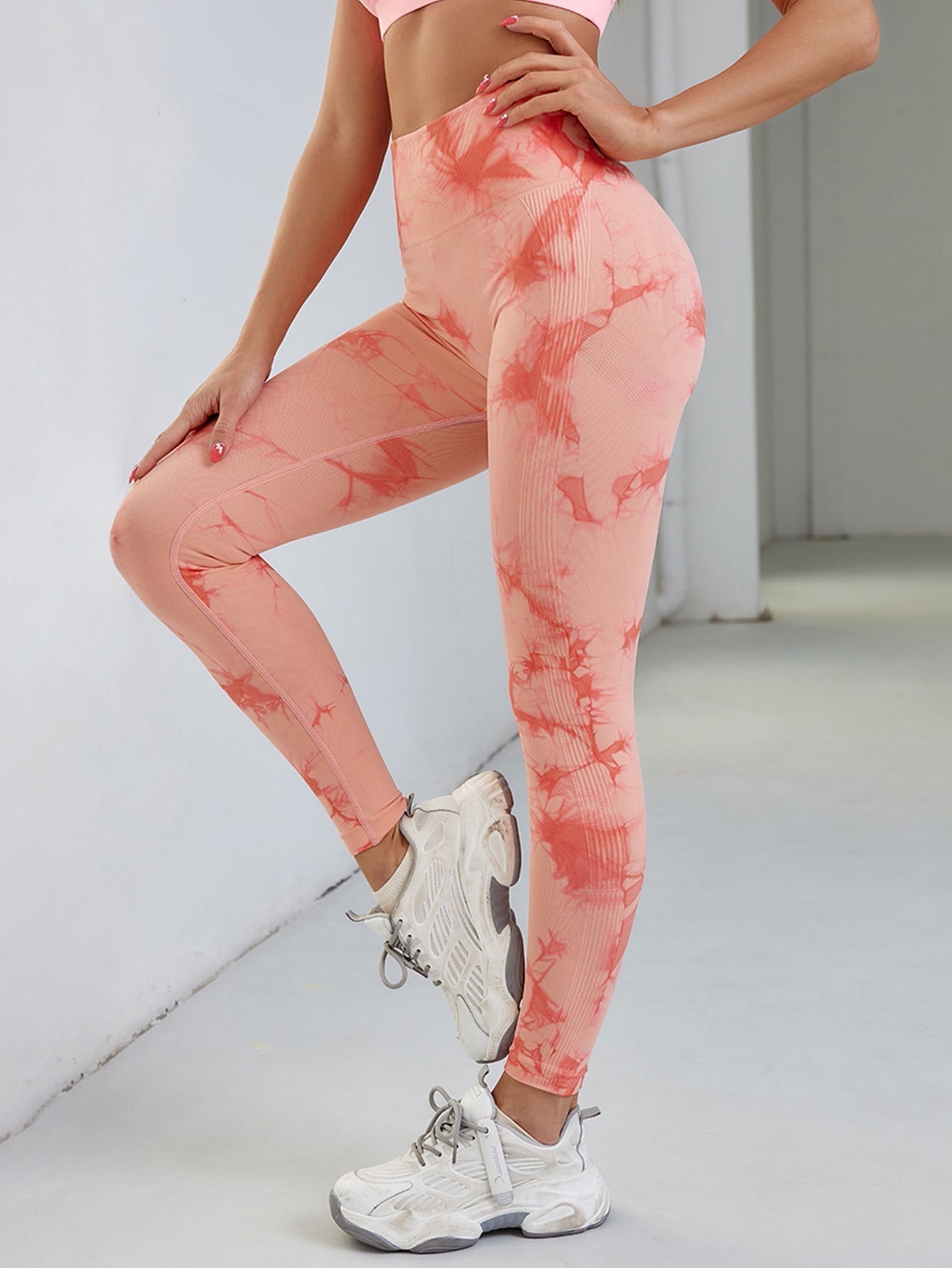 Women Tie-Dye Seamless Leggings | Mirella