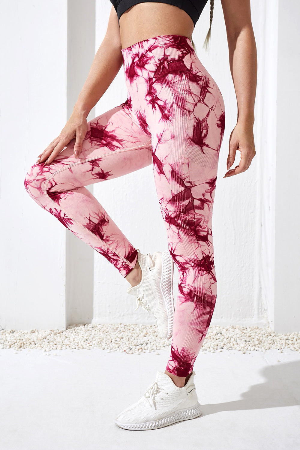 Women Tie-Dye Seamless Leggings | Mirella
