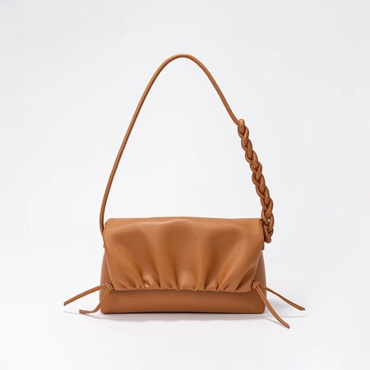 Women Ruched Detail Flap Bag | Alba