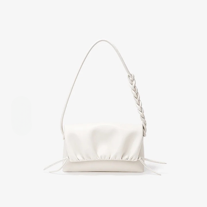 Women Ruched Detail Flap Bag | Alba