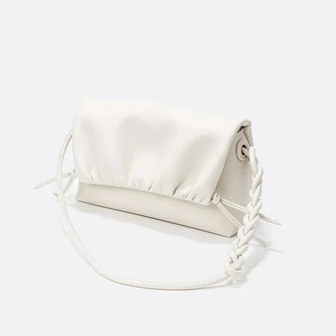 Women Ruched Detail Flap Bag | Alba