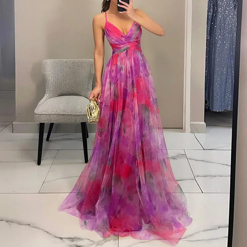 Women Floral Maxi Dress | Leni