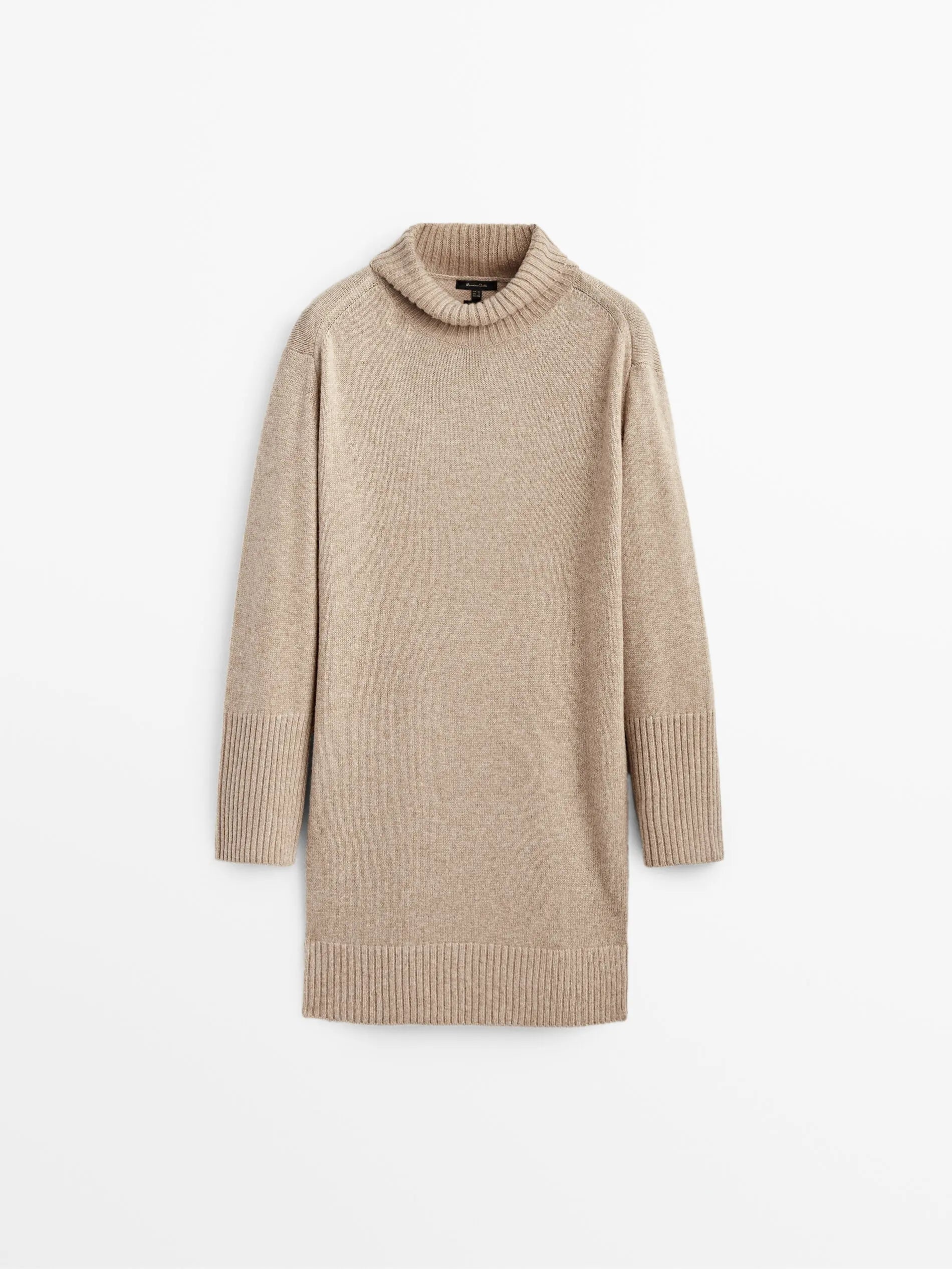 Women Oversized Turtleneck Sweater Dress | Fayetta