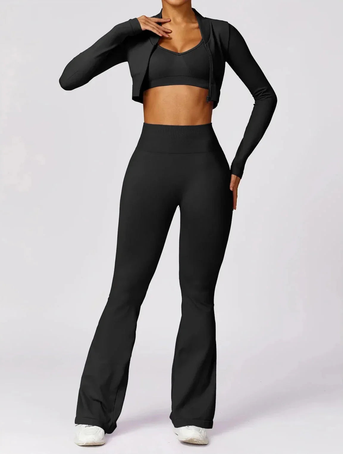 Women Flare Seamless Set | Ashleya