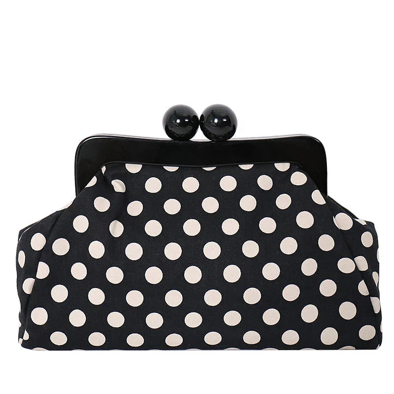 Women Polka Dot Clutch Purse | Arie