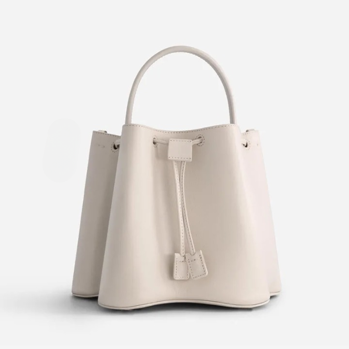 Women Ruched Drawstring Mini Bucket Bags | Cynthia