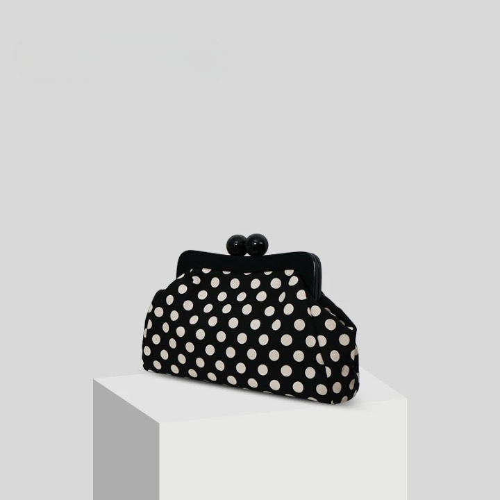 Women Polka Dot Clutch Purse | Arie