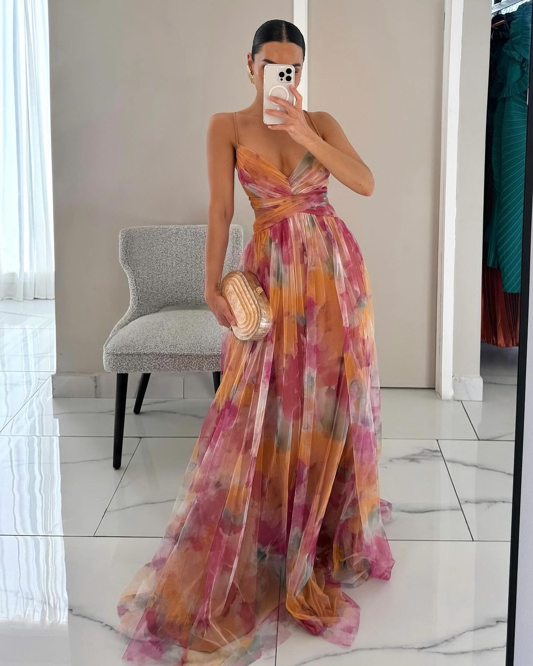 Women Floral Maxi Dress | Leni