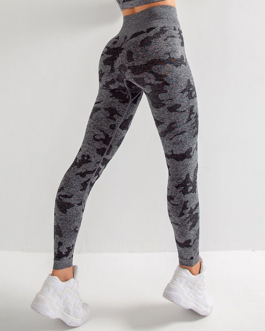 Women Seamless Camo Leggings | Helisette