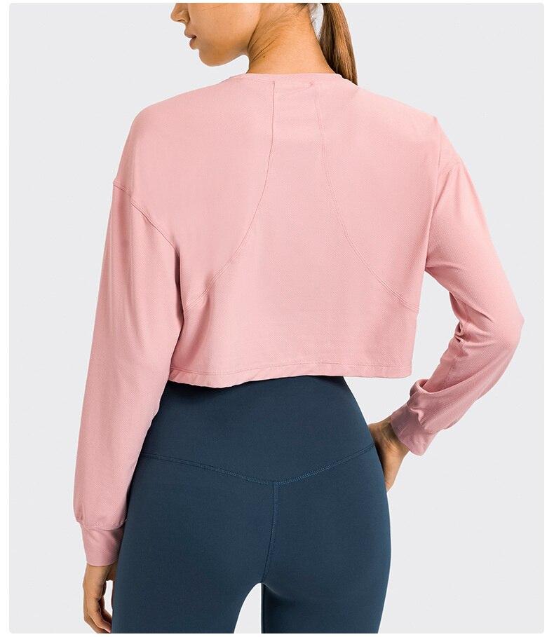 Women Long Sleeve Workout Shirt | Leontyne
