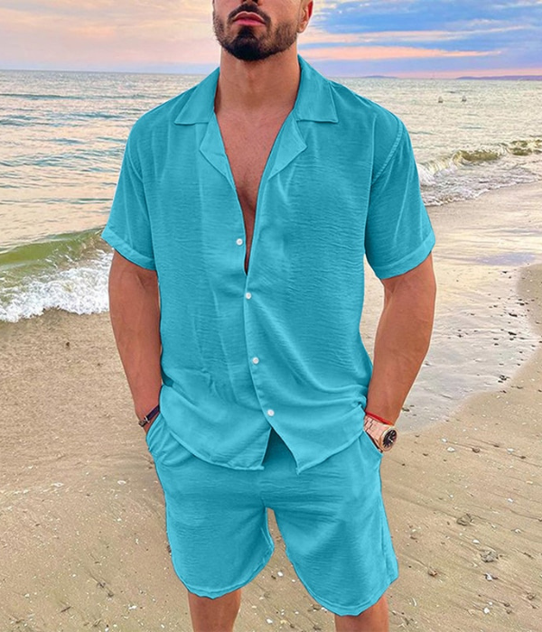Men's Summer Leisure Set | Comfortable Casual Outfit - Hoodstar