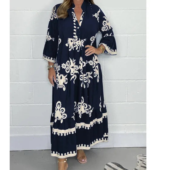Women Boho Floral Maxi Dress | Celeste