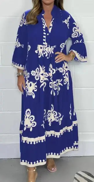 Women Boho Floral Maxi Dress | Celeste