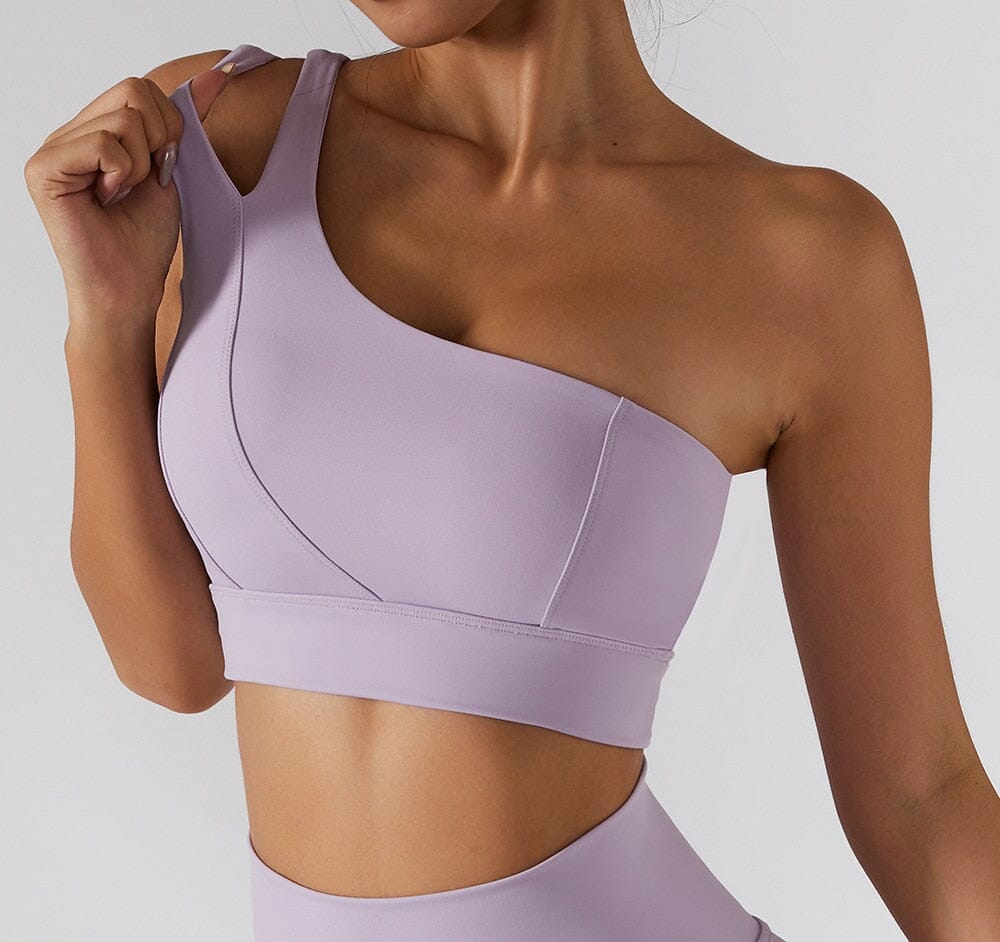 Women Asymmetric Sports Bra | Celene