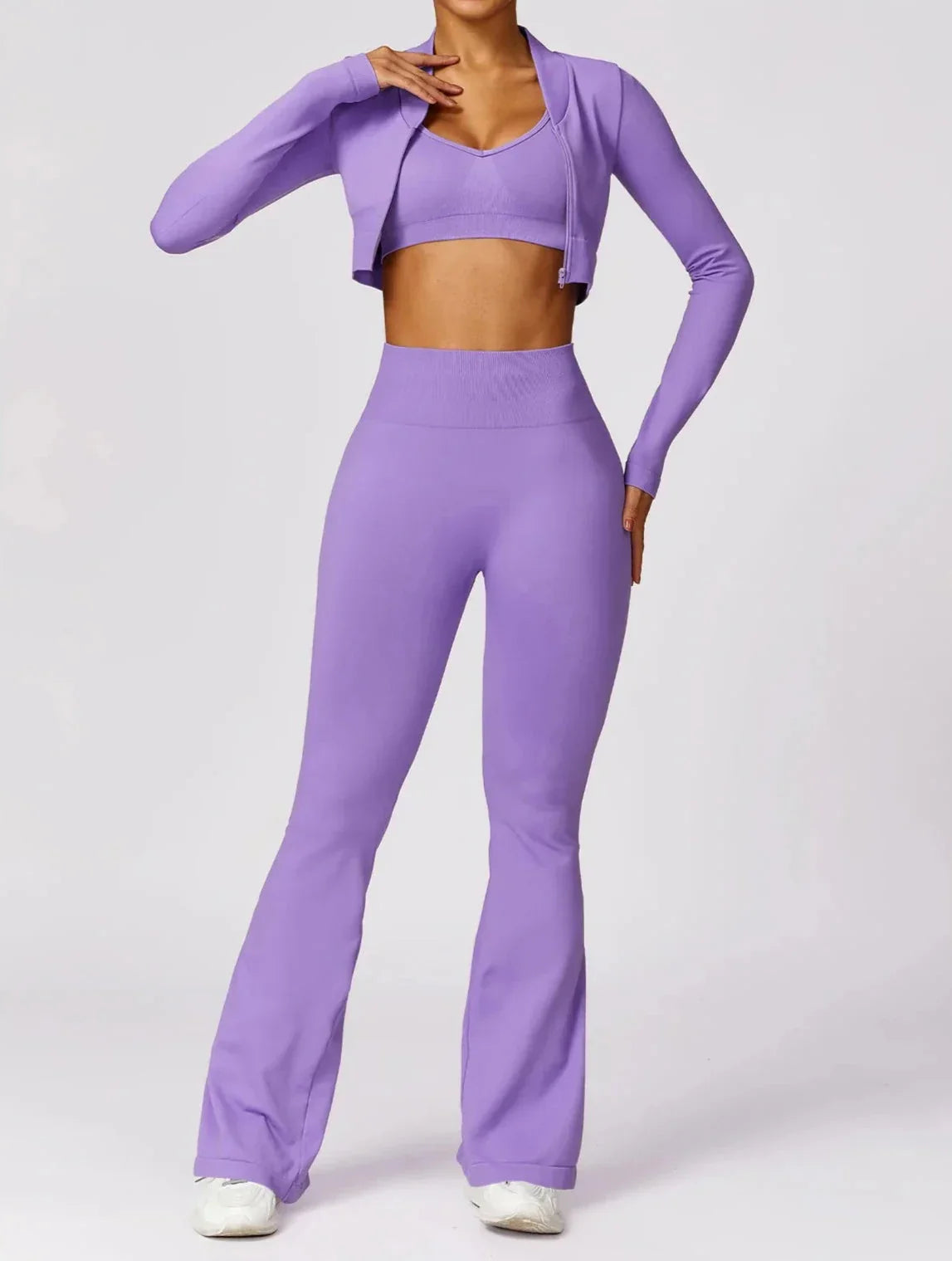 Women Flare Seamless Set | Ashleya