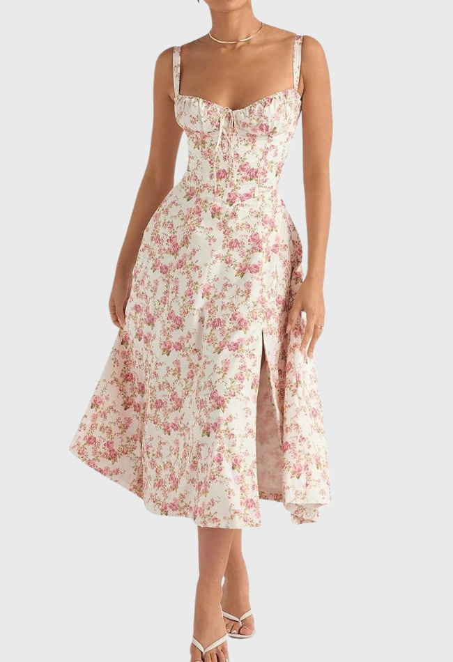Women Midi Bustier Corset Sun Dress | Eilish