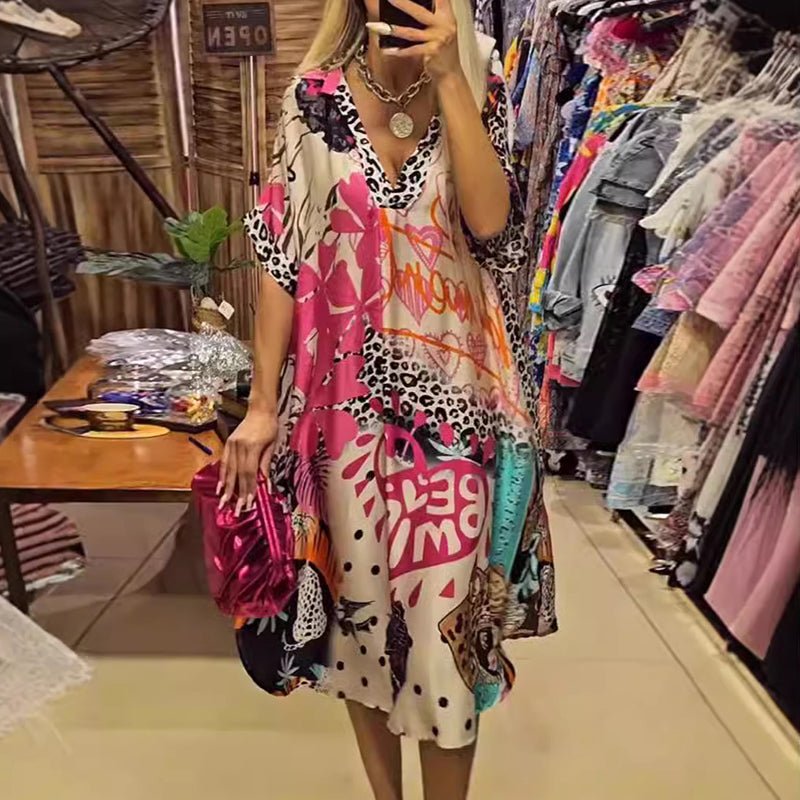 Women Casual Loose Long Dress | Cindy