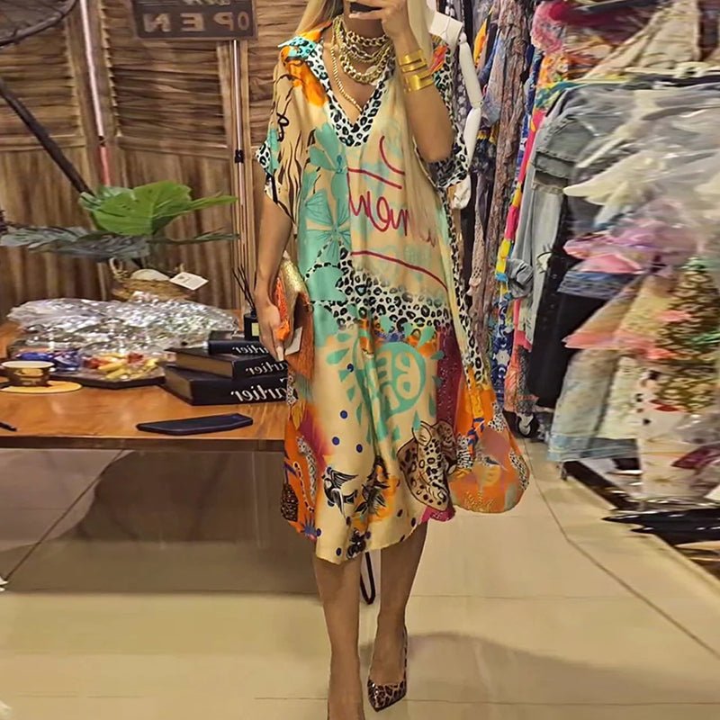 Women Casual Loose Long Dress | Cindy